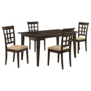 Gabriel 5 Pc Dining Sets Hardwood