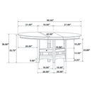 Lavon 5 Pc Counter Height Dining Sets