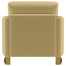 Corliss Accent Chairs Gold