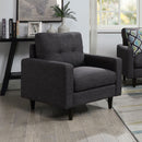 Watsonville Tufted Back Chair Grey