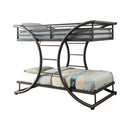 Stephan Twin Over Twin Bunk Bed Gunmetal