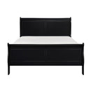 Mayville Queen Sleigh Bed in Black