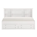 Meghan Twin Lounge Storage Bed in White 2058WHPRT-1*