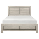 Quinby Full Panel Bed in Light Brown 1525F-1