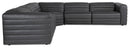 Chatelain 5-Piece Power Headrest Sectional with 2 Power Recliners - SS454-G5PS-097