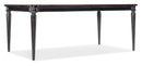 Charleston Rectangle Leg Dining Table w-2-22in leaves