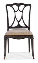Charleston Upholstered Seat Side Chair-2 per carton/price ea - 6750-75310-97