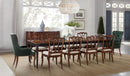 Charleston Rectangle Leg Dining Table w-2-22in leaves