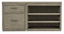Linville Falls 60" Credenza with File and Open Desk Cabinet
