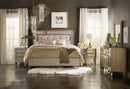 Sanctuary California King Mirrored Upholstered Bed