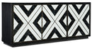 Sanctuary Noir Et Blanc Entertainment Console