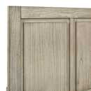 New Classic Furniture Ashland California King Panel Bed in Rustic White