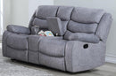 New Classic Furniture Granada Console Loveseat in Gray