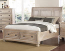 New Classic Furniture Allegra Queen Storage Bed in Pewter