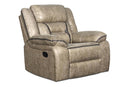 New Classic Furniture Roswell Swivel Glider Recliner in Pewter