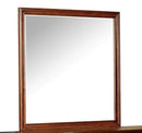 New Classic Furniture Tamarack Mirror in Brown Cherry