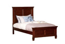New Classic Furniture Tamarack Twin Bed in Brown Cherry