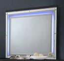New Classic Furniture Valentino Lighted Mirror in Black