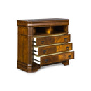 SHERIDAN MEDIA CHEST- BURNISHED CHERRY