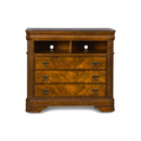 SHERIDAN MEDIA CHEST- BURNISHED CHERRY