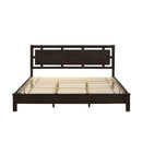 GEMINI 6/6 EK PANEL BED-HB/FB/RAILS-MERLOT