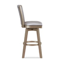 JAZZ 30" SWIVEL BAR STOOL-PEARL/GOLD