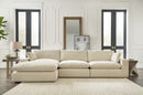 Elyza 3-Piece Sectional with Chaise (Sectional Orientation: )
