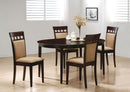 Gabriel 5 Pc Dining Sets Cappuccino