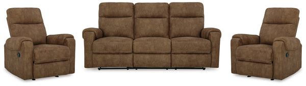 Edenwold Reclining Sofa and 2 Recliners