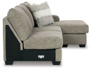 Creswell 2-Piece Sectional with Chaise and Ottoman