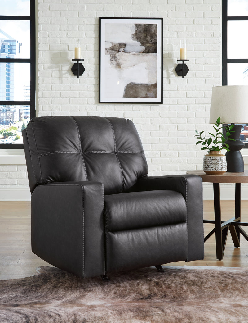 Barlin Mills Recliner and Oversized Accent Ottoman