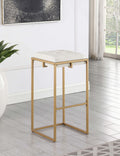 Nadia Square Padded Seat Bar Stool (Set of 2)