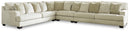 Rawcliffe 4-Piece Sectional (Color: Parchment)