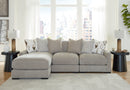 Aslan Court 3-Piece Sofa Sectional with Chaise (Sectional Orientation: )