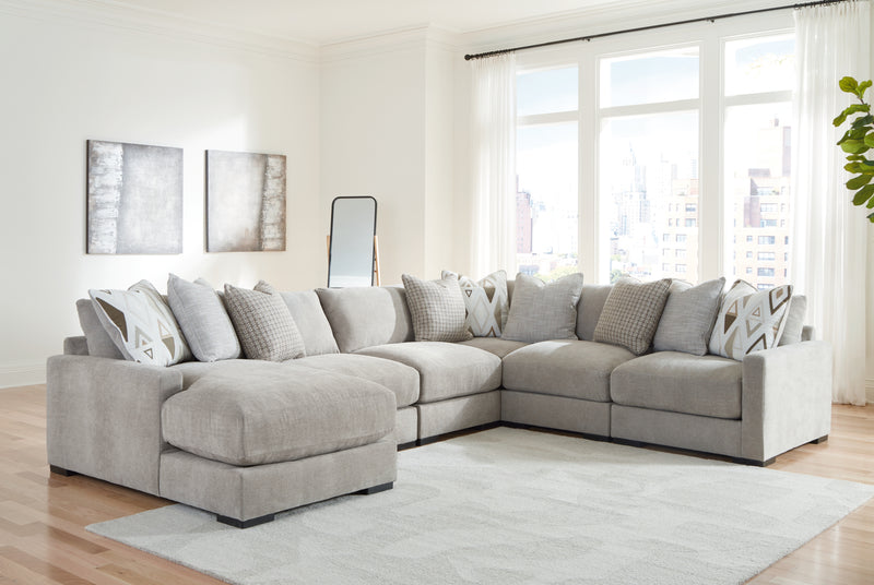 Aslan Court 6-Piece Sectional with Chaise (Sectional Orientation: )