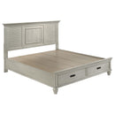 Franco Eastern King Storage Bed Antique White