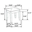 Barzini Vanity Stools