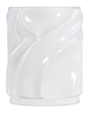 Melange - Alabaster End Table - White