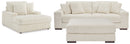 Lindyn 2-Piece Sectional, Chaise and Oversized Ottoman