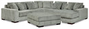 Lindyn 5-Piece Sectional and Ottoman
