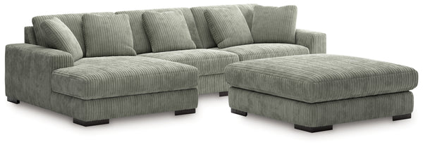 Lindyn 3-Piece Sectional with Ottoman