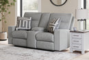 Biscoe Power Reclining Sofa and Loveseat