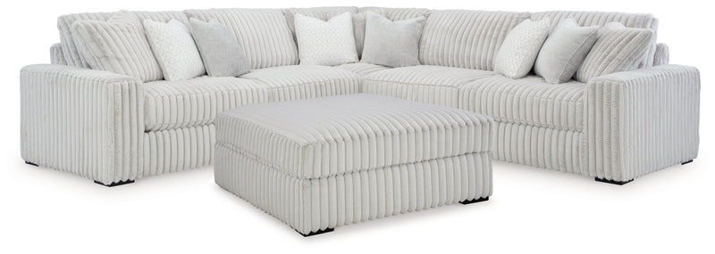 Stupendous 3-Piece Sectional and Ottoman