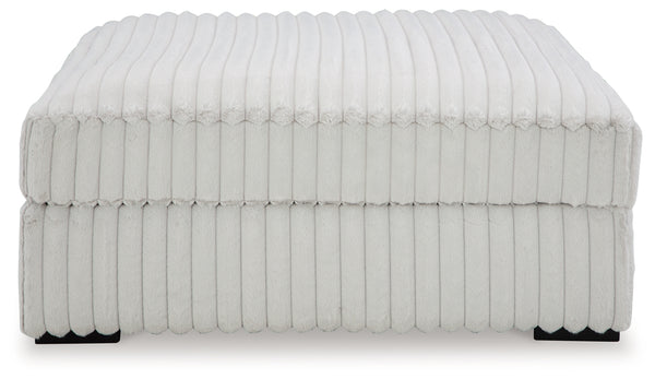 Stupendous 4-Piece Sectional and Oversized Accent Ottoman