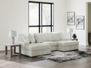 Stupendous 3-Piece Sectional with Double Chaise