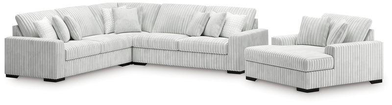 Stupendous 3-Piece Sectional and Oversized Chaise