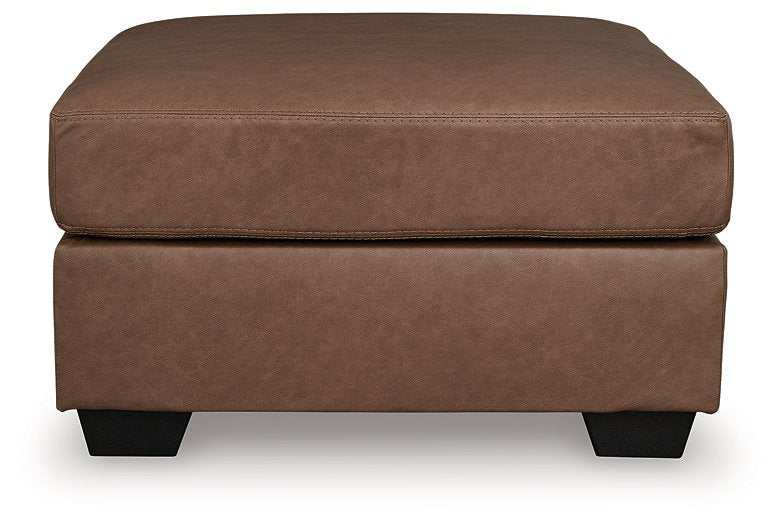 WillowBend Oversized Accent Ottoman (Color: Caramel)