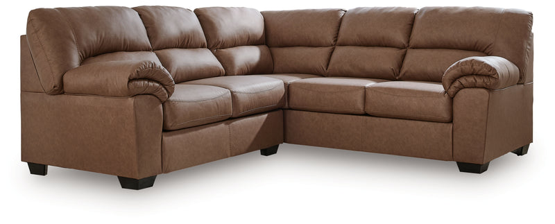 WillowBend 2-Piece Sectional (Color: Caramel)