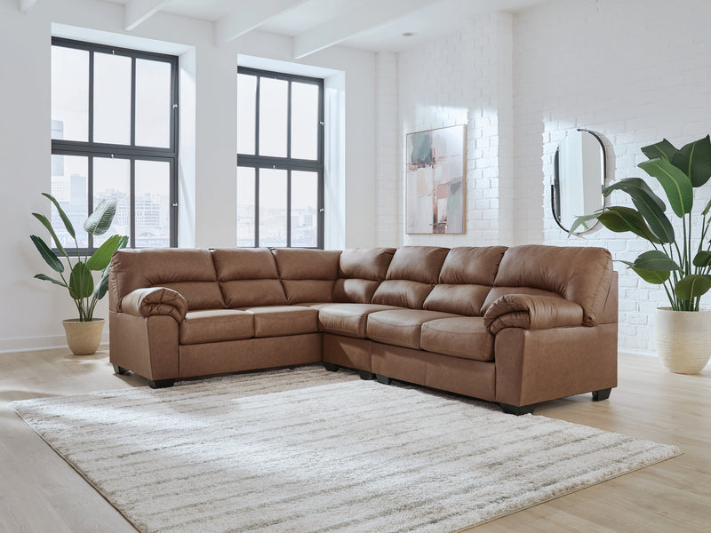 WillowBend 3-Piece Sectional (Color: Caramel)