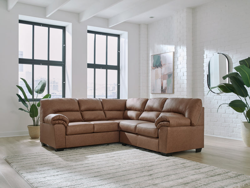 WillowBend 2-Piece Sectional (Color: Caramel)